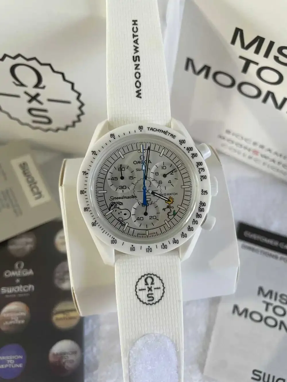 NWOT Swatch x Omega Bioceramic MoonSwatch Mission to the Moonphase Watch Men's